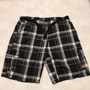 Marx & Dutch plaid cargo shorts‎ size 50